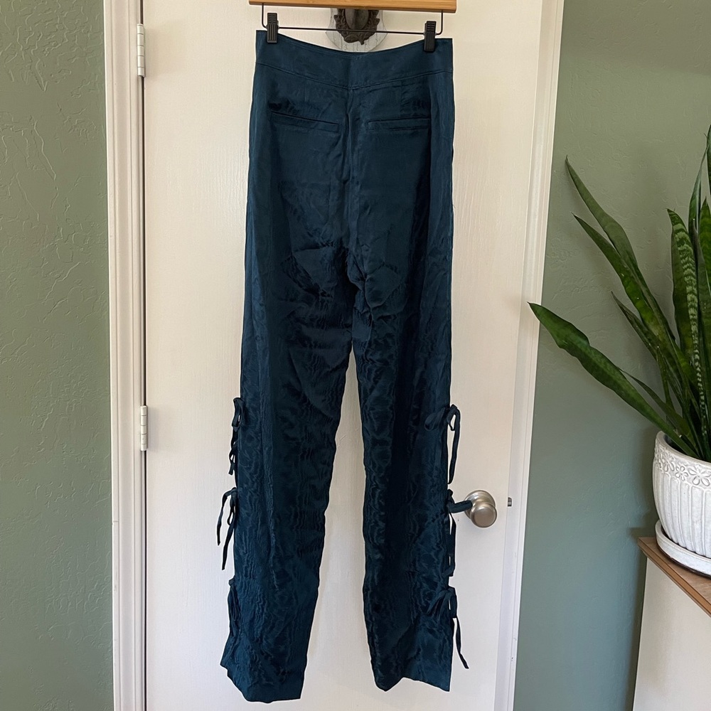 Cinq a Sept Keaton Pant Peacock Blue size 2 NWT - Picture 6 of 8